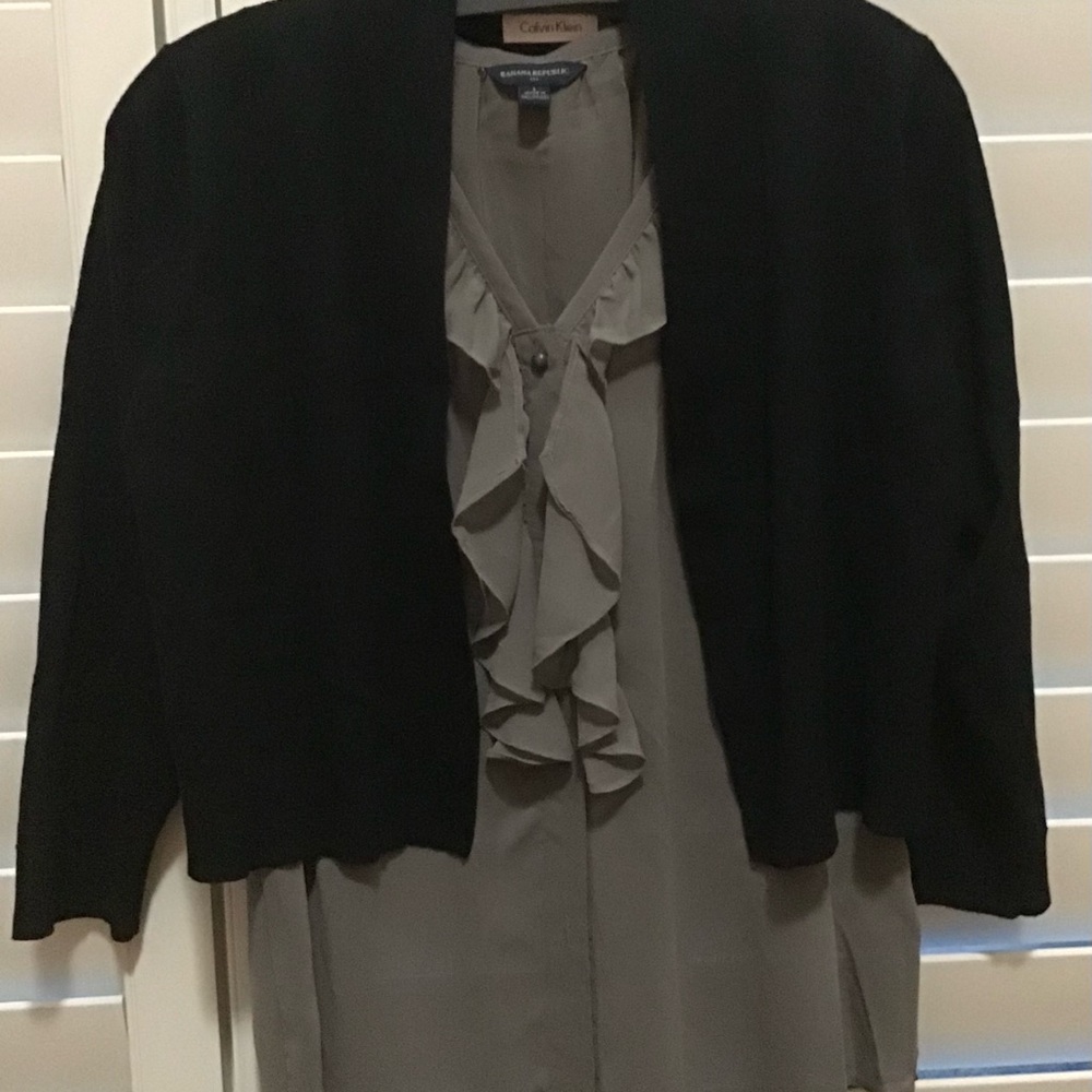 Calvin Klein Black Cardigan Sweater